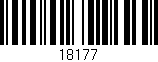 Código de barras (EAN, GTIN, SKU, ISBN): '18177'