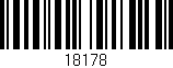 Código de barras (EAN, GTIN, SKU, ISBN): '18178'