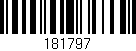 Código de barras (EAN, GTIN, SKU, ISBN): '181797'