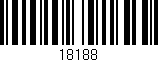 Código de barras (EAN, GTIN, SKU, ISBN): '18188'