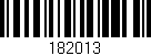 Código de barras (EAN, GTIN, SKU, ISBN): '182013'