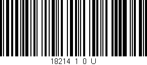 Código de barras (EAN, GTIN, SKU, ISBN): '18214_1_0_U'