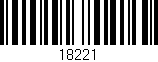 Código de barras (EAN, GTIN, SKU, ISBN): '18221'