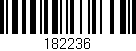 Código de barras (EAN, GTIN, SKU, ISBN): '182236'