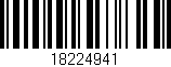 Código de barras (EAN, GTIN, SKU, ISBN): '18224941'