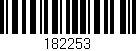 Código de barras (EAN, GTIN, SKU, ISBN): '182253'