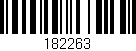 Código de barras (EAN, GTIN, SKU, ISBN): '182263'
