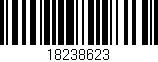 Código de barras (EAN, GTIN, SKU, ISBN): '18238623'