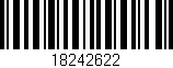 Código de barras (EAN, GTIN, SKU, ISBN): '18242622'