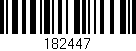 Código de barras (EAN, GTIN, SKU, ISBN): '182447'