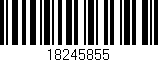 Código de barras (EAN, GTIN, SKU, ISBN): '18245855'