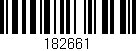 Código de barras (EAN, GTIN, SKU, ISBN): '182661'