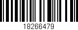Código de barras (EAN, GTIN, SKU, ISBN): '18266479'