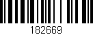 Código de barras (EAN, GTIN, SKU, ISBN): '182669'