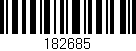 Código de barras (EAN, GTIN, SKU, ISBN): '182685'