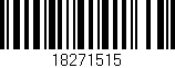 Código de barras (EAN, GTIN, SKU, ISBN): '18271515'