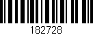 Código de barras (EAN, GTIN, SKU, ISBN): '182728'