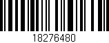 Código de barras (EAN, GTIN, SKU, ISBN): '18276480'