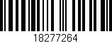 Código de barras (EAN, GTIN, SKU, ISBN): '18277264'