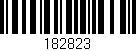Código de barras (EAN, GTIN, SKU, ISBN): '182823'