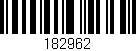 Código de barras (EAN, GTIN, SKU, ISBN): '182962'