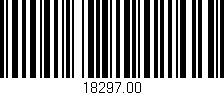 Código de barras (EAN, GTIN, SKU, ISBN): '18297.00'