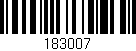 Código de barras (EAN, GTIN, SKU, ISBN): '183007'