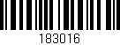 Código de barras (EAN, GTIN, SKU, ISBN): '183016'