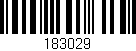 Código de barras (EAN, GTIN, SKU, ISBN): '183029'