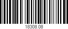 Código de barras (EAN, GTIN, SKU, ISBN): '18308.08'