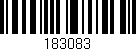 Código de barras (EAN, GTIN, SKU, ISBN): '183083'