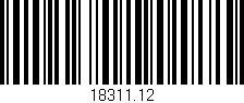 Código de barras (EAN, GTIN, SKU, ISBN): '18311.12'