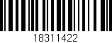 Código de barras (EAN, GTIN, SKU, ISBN): '18311422'