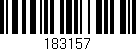 Código de barras (EAN, GTIN, SKU, ISBN): '183157'