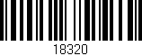 Código de barras (EAN, GTIN, SKU, ISBN): '18320'