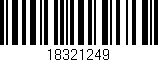 Código de barras (EAN, GTIN, SKU, ISBN): '18321249'