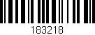Código de barras (EAN, GTIN, SKU, ISBN): '183218'