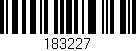 Código de barras (EAN, GTIN, SKU, ISBN): '183227'