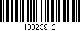 Código de barras (EAN, GTIN, SKU, ISBN): '18323912'