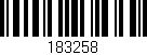Código de barras (EAN, GTIN, SKU, ISBN): '183258'