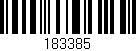 Código de barras (EAN, GTIN, SKU, ISBN): '183385'
