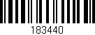 Código de barras (EAN, GTIN, SKU, ISBN): '183440'