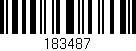 Código de barras (EAN, GTIN, SKU, ISBN): '183487'
