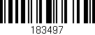 Código de barras (EAN, GTIN, SKU, ISBN): '183497'