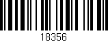 Código de barras (EAN, GTIN, SKU, ISBN): '18356'