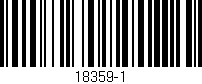 Código de barras (EAN, GTIN, SKU, ISBN): '18359-1'