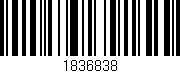 Código de barras (EAN, GTIN, SKU, ISBN): '1836838'
