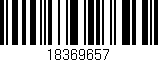 Código de barras (EAN, GTIN, SKU, ISBN): '18369657'