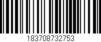 Código de barras (EAN, GTIN, SKU, ISBN): '183708732753'