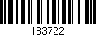 Código de barras (EAN, GTIN, SKU, ISBN): '183722'